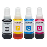 4 Refil Tinta Compativel Epson L555 L565 L800 L1300 Xp214