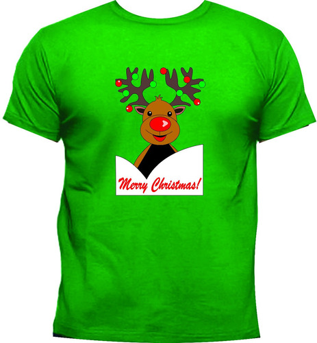 Camisetas Navideñas Reno Navidad Para La Familia