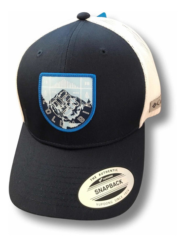 Jockey Columbia Snapback Blue/white Logo Importado Usa