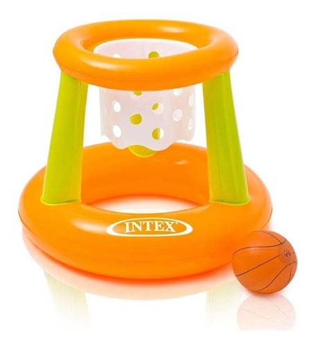 Cesta De Basquete Flutuante Inflável 67x55cm 58504np - Intex