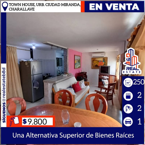 En Venta Town House En La Urbanización Ciudad Miranda, Tercera Etapa, Charallave