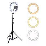 Aro De Luz Led 31 Cm Profesional Tik Tok Vivos Maquillaje