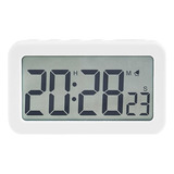 Relógio Digital De Cabeceira, Relógio Pequeno Com, Branco