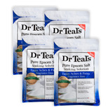 Dr Teal's Sal De Epsom Paquete De  16 Pound (pack Of 4) Drtl