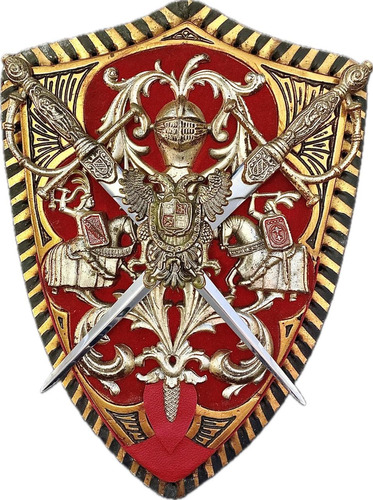 Escudo, Brasão, Medieval, Armadura, Maçonaria, Bicéfala, Rpg