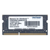 Memoria Ram Patriot Psd34g1600l81s Sodimm Ddr3l 4gb 1600mhz