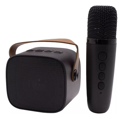 Parlante Portátil Karaoke Con Micrófono Bluetooth Usb