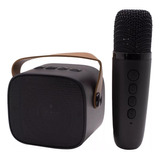 Parlante Portátil Karaoke Con Micrófono Bluetooth Usb