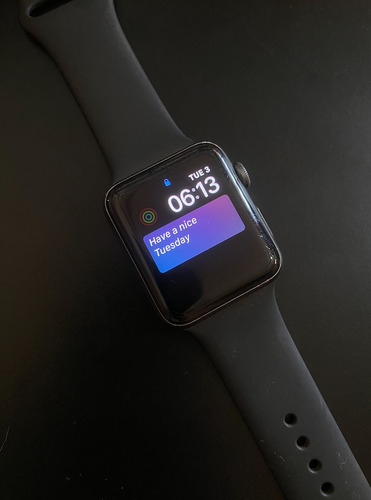 Apple Watch Series 3 (gps) 42 Mm Cinza Espacial