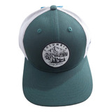 Gorra Marca Columbia Color Verde Con Blanco