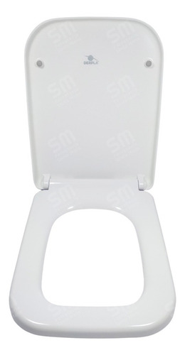 Asiento Inodoro Dioniso Cierre Suave Desmontable Resina Bco Color Blanco