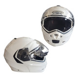 Casco Abatible Caberg Duke Ii White Metal Tg