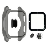 Case Compativel C/ Garmin Venu Sq2/sq 2 Music+ Pelicula/plug