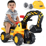 Play22 Scooter Carro Tractor Excavador Juguete  Bebe Sonidos