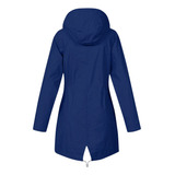 Chaqueta Tipo R, Talla Grande, Impermeable, Para Mujer, Gaba