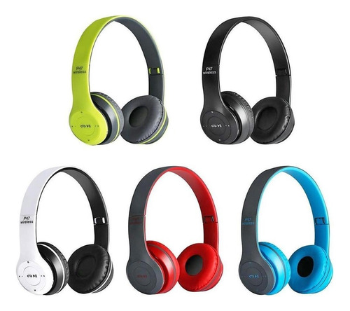 Auriculares Bluetooth Inalambricos Gamer Vincha Sd Radio Fm