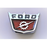 Emblema Camioneta Cofre Camion Original Clasico Antiguo Ford