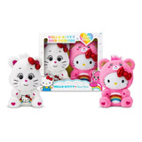 Hello Kitty + Care Bears Ositos Cariñositos - Set 2 Peluches