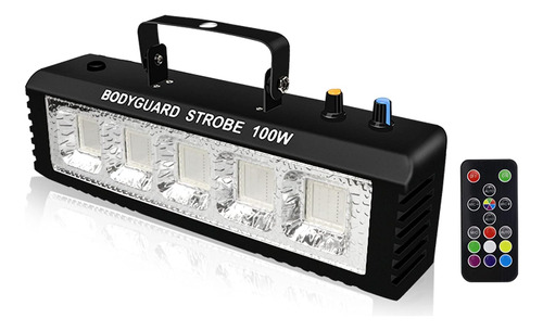 Strobe Stage Sonido Activado, Led Strobe 100 W, Efecto Hallo