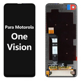 Tela Frontal Lcd Display Com Para Motorola One Vision Xt1970