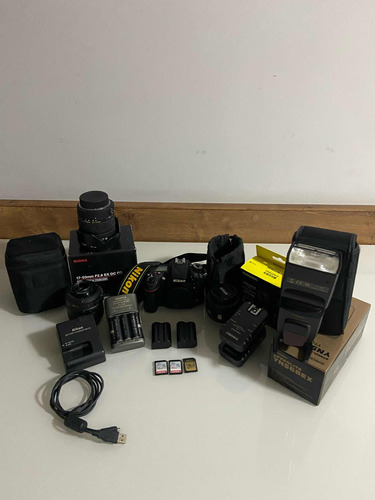 Câmera Nikon D7100+acessórios