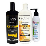 Combo X2 Shampoo Carbon Detox - Avena + Finalizador Han