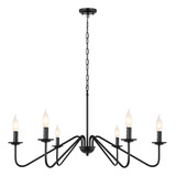 Candelabro Colgante De 6 Luces Para Iluminación De Cocina