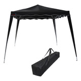 Importway Tenda Gazebo Articulada Base 3x3m Barraca Praia Sanfonada Dobrável Preta Alumínio Com Bolsa