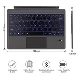 Teclado Táctil Iluminado Bluetooth Para Surface Pro 7/6/5/4