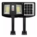 Lampara Reflector Led Para Exterior Recargable Panel Solar