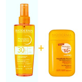 Bioderma Photoderm Set: Bronz 30+ 200ml/aquafluide 50+ 30ml