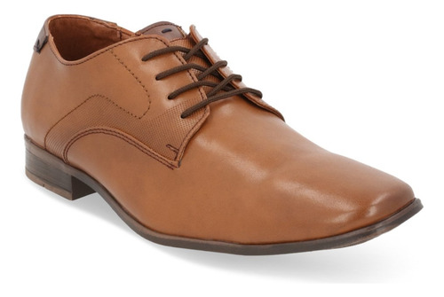 365-14 Zapato Casual Derby Camel Hombre Caballero 