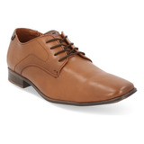 365-14 Zapato Casual Derby Camel Hombre Caballero 