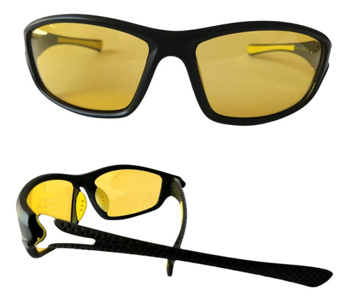 Óculos Aviador Visão Noturna Para Dirigir Lentes Amarelas