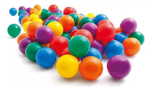 Pack 500 Pelotas Plásticas Para Piscina Colores 7cm