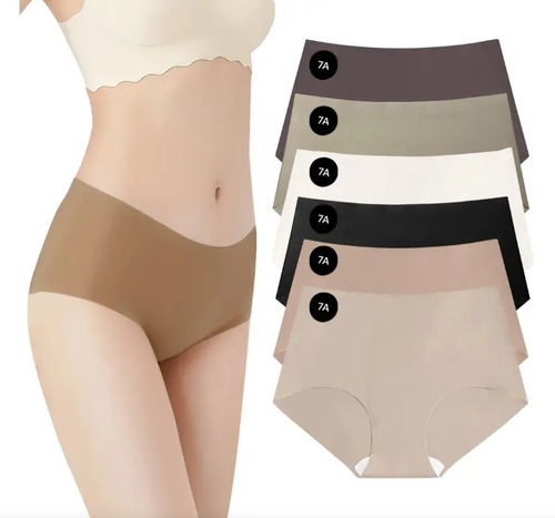 6 Packs Calzoncillos De Algodón Extra Suaves Para Mujer | Meses sin interés
