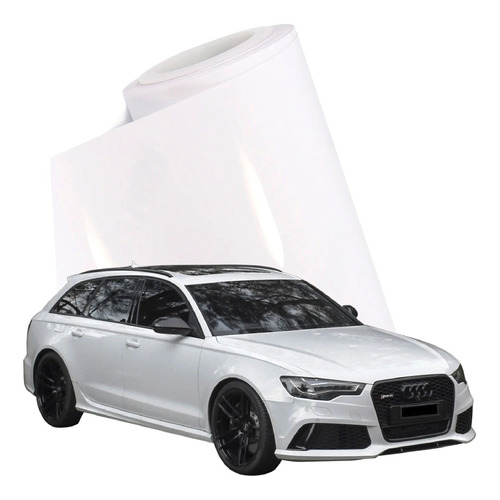 Vinil Wrap Blanco Brillante Pet Luxury Hd Autoelite 1x1.52m