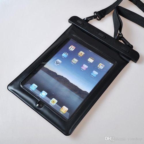 Funda Tablet Sumergible Colgante Resiste Agua 10   Pulgadas