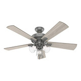 Ventilador De Techo Hunter Crestfield Con Luz Led 52 