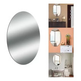 Espelho Adesivo Mágico De Parede Banheiro Quarto 30x20cm