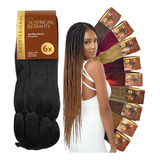  Kit Com 12 Jumbão Box Braids Tranças African Beauty Premium