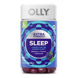 Olly Extra Sleep Strength Dormir Melatonina 5 Mg 90 Gomitas Sabor Moras