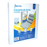 Folder Carpeta Tipo Catálogo 1,5 Pulgada 3 Argollas Oficio