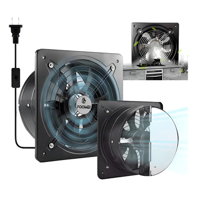 Extractor De Aire Ventilador Industrial Cocina 12inch 120w Foowei | Meses sin interés