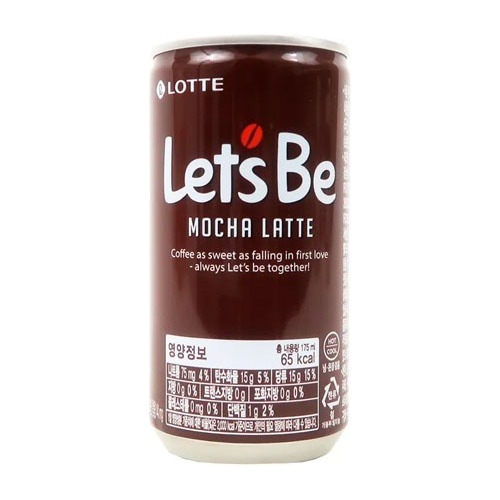 Lets Be Bebida De Cafe Coreana Sabor Moca Latte Lotte