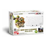 Nintendo 3ds Xl Monster Hunter 4 Especial Airou Branco - Nintendo 3ds Xl Edição Especial Monster Hunter