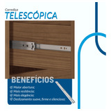 Guarda Roupa 8 Portas 6 Gavetas C/ Pes E Espelho Santos Andira Cor Branco Com Corredicas Telescopicas