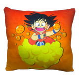 Cojín Anime Mediano Dragon Ball Gokú 35 Cms 