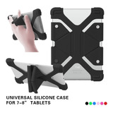 Funda Universal Tablet 7 8 Pulga Uso Rudo Goma Huawei Lenovo