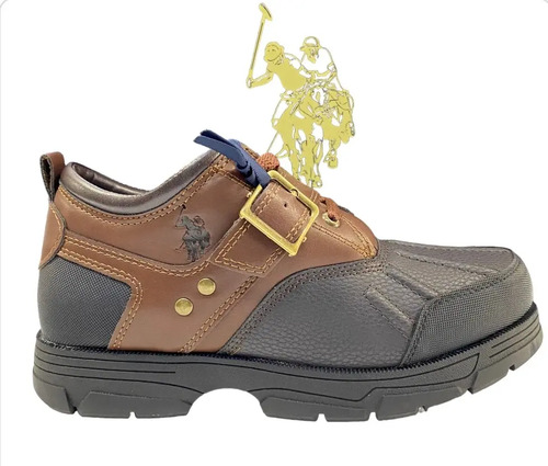 Zapato Us Polo Assn Clancy Redwood Café Agujetas Y Evilla | Envío gratis